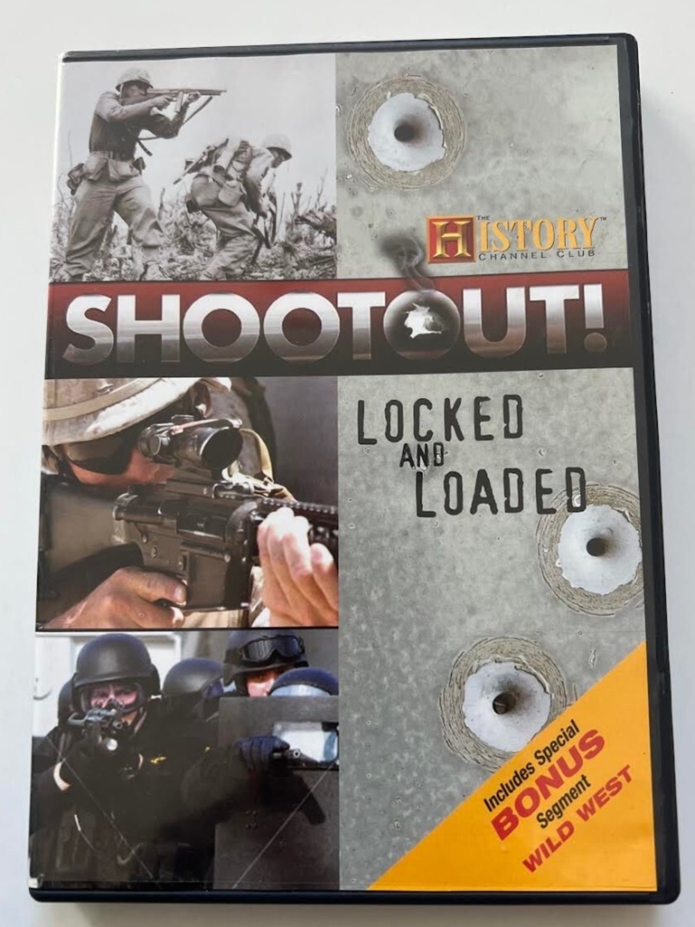 Like New!!! History Channel's Shootout! DVD Locked and Loaded